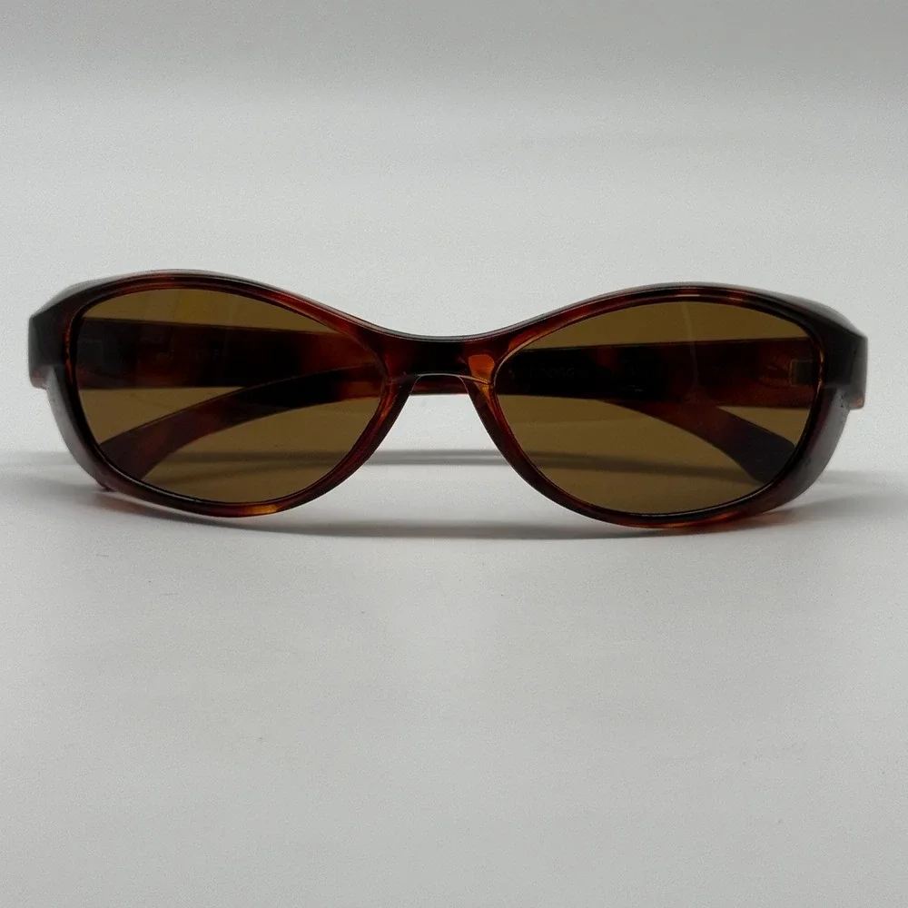 Smith Nice Doggie Sunglasses Womens Tortoise Brown Vintage Lens Wrap Oval